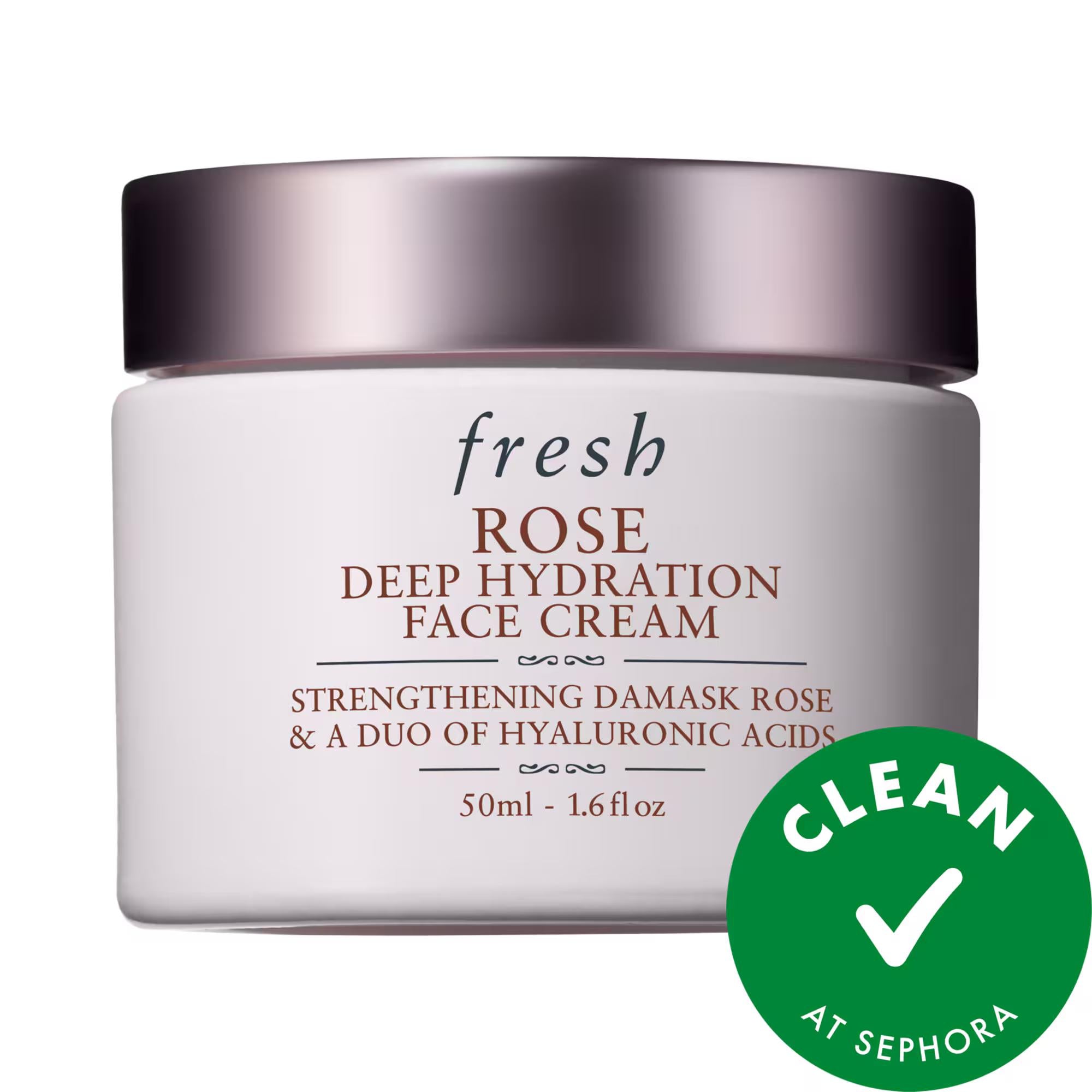 Rose & Hyaluronic Acid Deep Hydration Moisturizer - 72 Hour Hydration, Lightweight Cream for Dry, Dull Skin - Hyaluronic Acid Moisturizer with Damask Rose Extract Rose & Hyaluronic Acid Moisturizer - 72 Hour Hydration Hyaluronic Acid Moisturizer, Deep Hydration Skincare, Damask Rose Extract Benefits, Long-lasting Moisturizer, Skincare for Dryness and Dullness, Skincare, Moisturizers, Face Creams, Hydrating Skincare, Anti-Aging, Clean Beauty, Normal Skin, Dry Skin, Combination Skin, Oily Skin