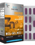 Zade Vital Zinc Plus: Immune Support Supplement with Highly Absorbable L-OptiZinc, Copper & Selenium - Vegan, Vegetarian - 30 Capsules Zade Vital Zinc Supplement: Vegan Immune Support - L-OptiZinc Zinc supplement, Copper supplement, Selenium supplement, L-OptiZinc, Vegan zinc supplement, Vegetarian zinc, Immune support supplement, Zinc copper selenium, Trace mineral supplement, Zinc picolinate alternative, vegan supplement, vegetarian supplement, immune support, healthy skin, antioxidant, thyroid support, m