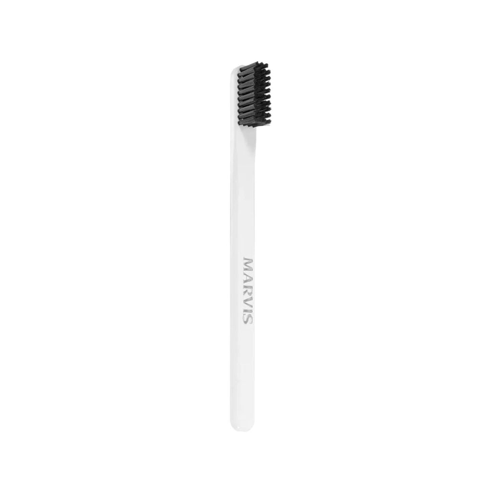 Marvis Soft Bristle Toothbrush - White, Gentle on Gums, Effective Cleaning for Dental Hygiene Marvis Soft Bristle Toothbrush - Gentle Oral Care Marvis Toothbrush, Soft bristle toothbrush, Manual toothbrush, White toothbrush, Dental hygiene, Oral care, Gentle toothbrush, High-quality toothbrush, Daily oral hygiene, Travel toothbrush, Gift for dental care enthusiasts