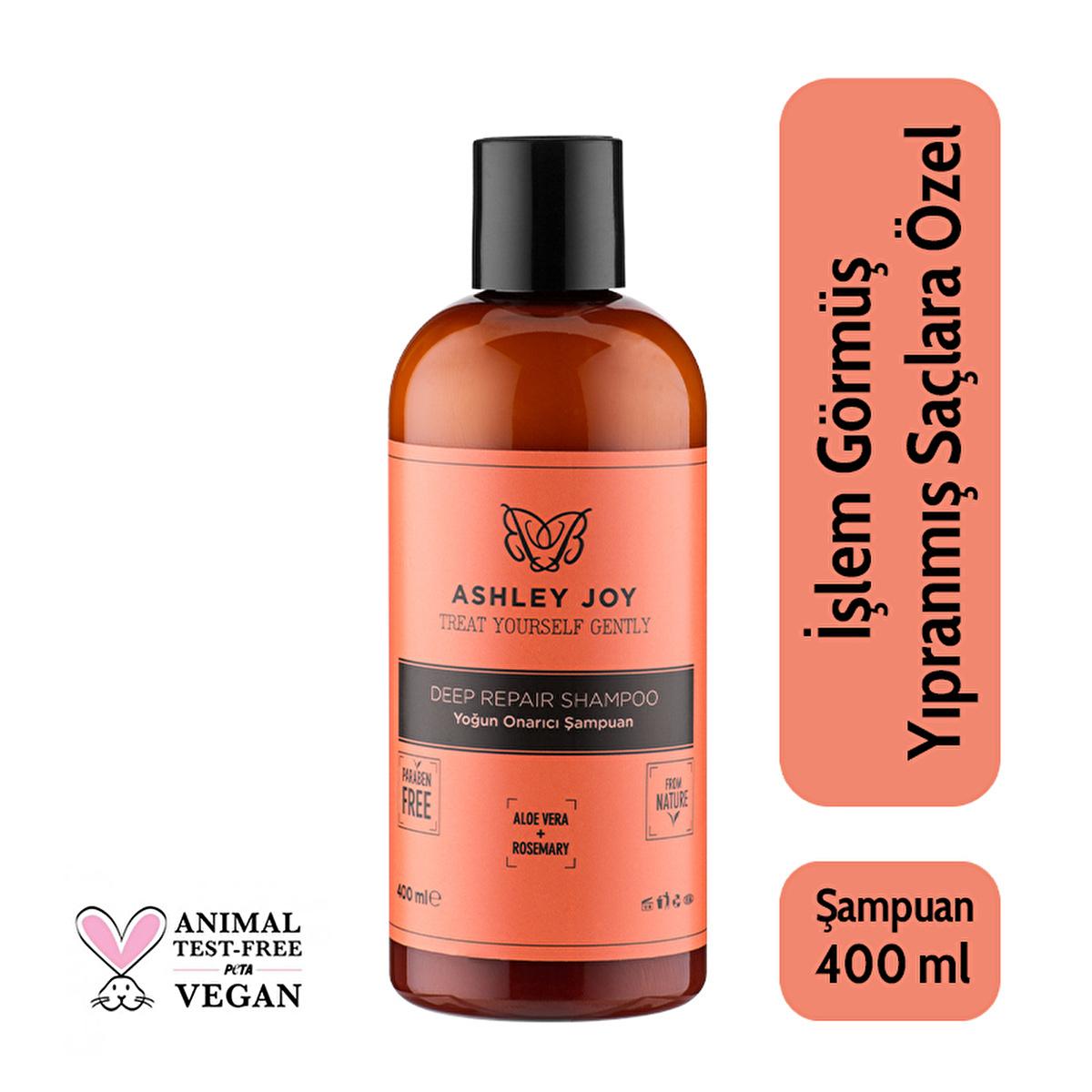 Ashley Joy Intensive Repair Shampoo: Strengthens, Moisturizes & Prevents Breakage - Rosemary & Plant-Based for Damaged, Weak Hair (13.53 fl oz) Ashley Joy Repair Shampoo: Strengthens & Moisturizes Damaged Hair repair shampoo, damaged hair shampoo, hair strengthening shampoo, hair breakage treatment, rosemary shampoo, moisturizing shampoo, sodium PCA shampoo, intensive hair repair, shampoo for weak hair, plant based shampoo, shampoo, hair care, hair treatment, hair breakage, weak hair, dry scalp, plant oils,