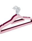 Ideenwelt Pink Padded Clothes Hangers Soft Grip 8-Pack