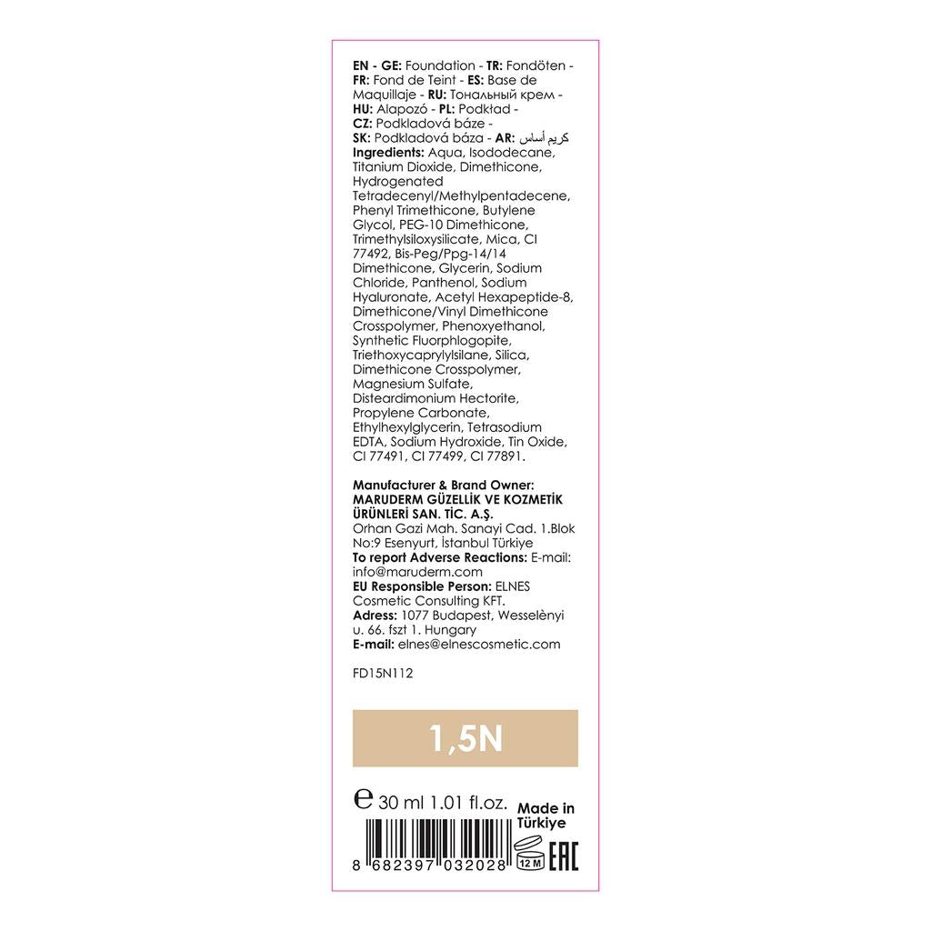 Maruderm Make Up Your Shades Foundation 1.5N 30ml