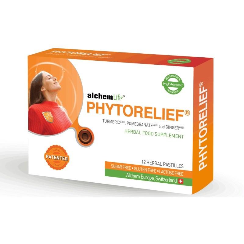 Phytorelief Herbal Lozenges for Throat Comfort 12 Pastilles