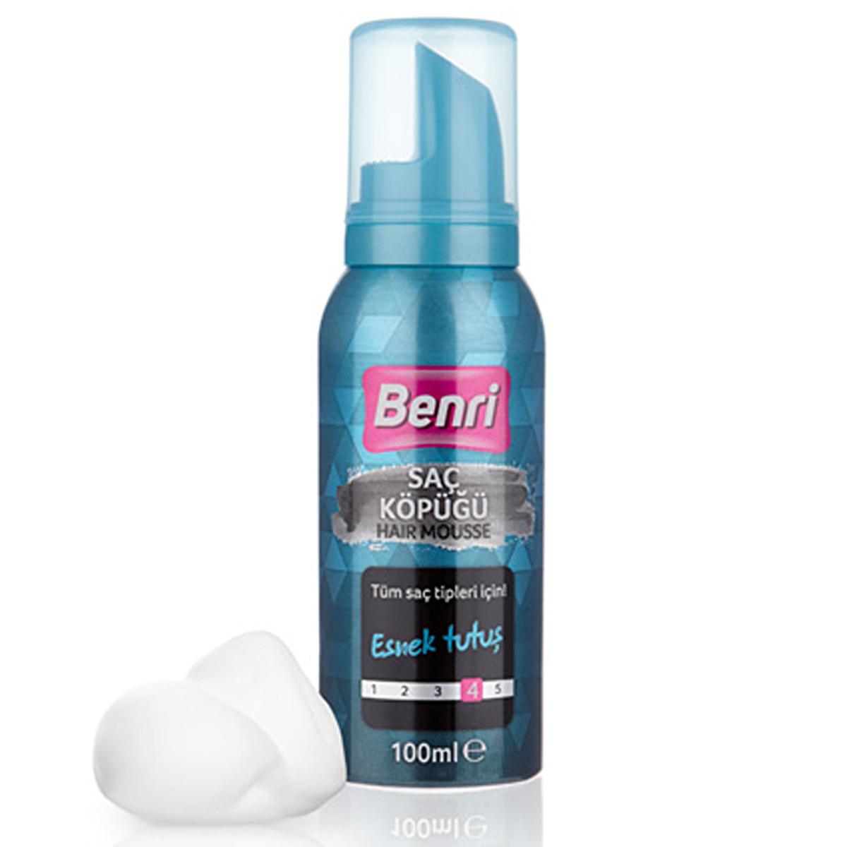 Benri Hair Mousse 100ml - Adds Volume, Moisturizes & Styles Hair Benri Hair Mousse 100ml - Adds Volume & Moisturizes Hair Mousse, Benri Saç Köpüğü, Hair Volume Enhancer, Hair Styling Product, Moisturizing Hair Care, Hair Care, Styling Products, Volume Enhancing Mousse, Benri Hair Products, Hair Texture Enhancer