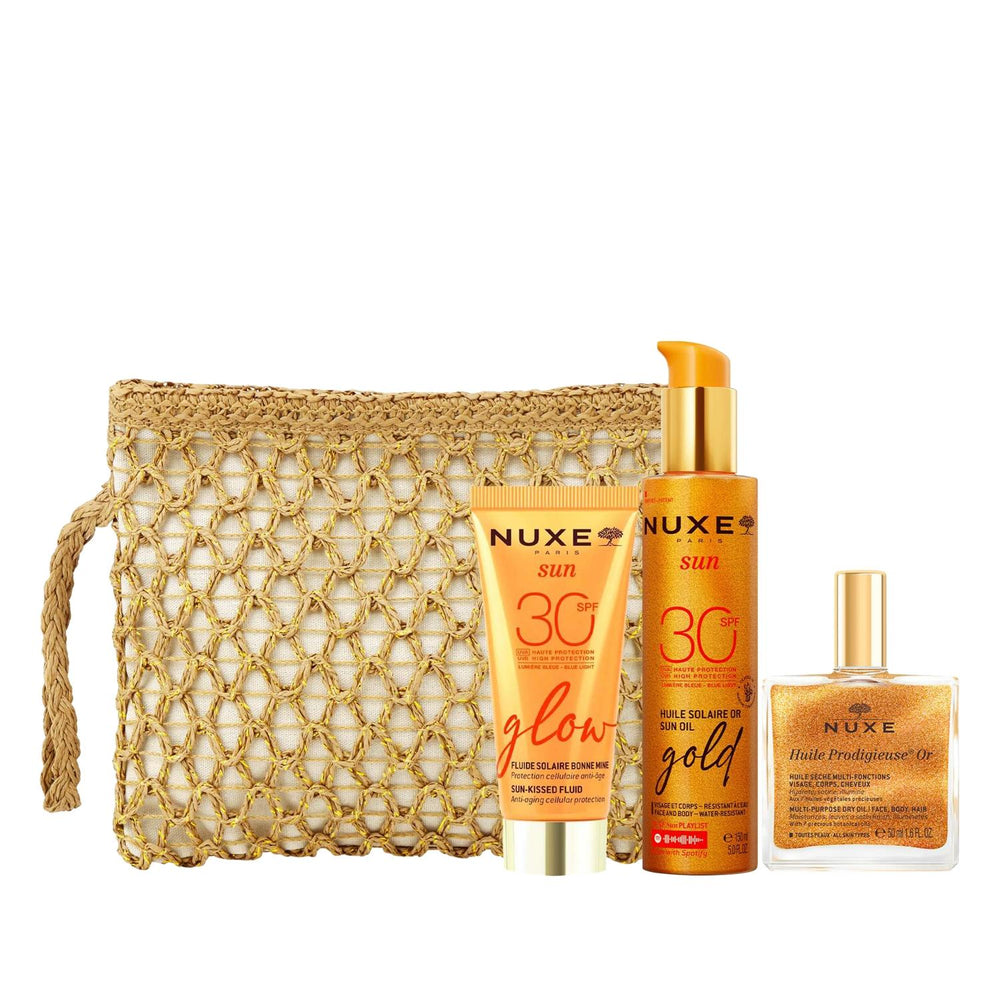 Nuxe Sun Golden Summer Routine Shimmering Sun Care Set