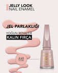 Flormar Jelly Look High-Shine Gel Effect Nail Polish 11ml
