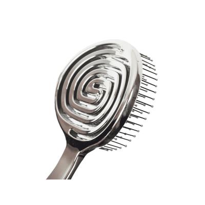 Nascita Pro 3D Flexi Kontrol Hair Brush - Silver Detangling Brush for Easy Hair Management - view 2