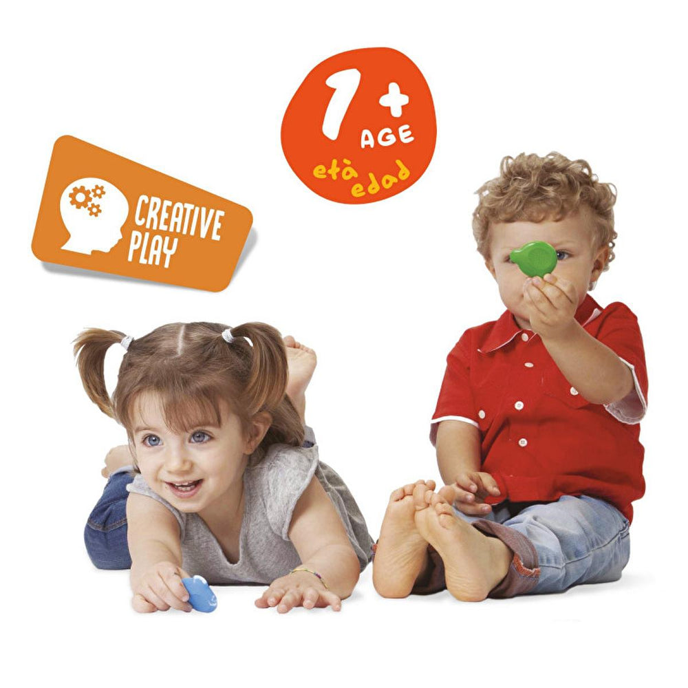 Carioca Teddy Bebek Crayons for Toddlers - 6 Non-Toxic Wax Crayons for Kids Aged 1+ Year - view 3
