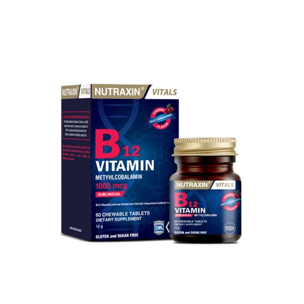 Nutraxin Vitamin B12 Supplement 1000 mcg - Methylcobalamin Sublingual Tablets for Vegans & Vegetarians, 60 Count Nutraxin Vitamin B12 1000 mcg - Methylcobalamin for Energy & Health Vitamin B12 supplement, Methylcobalamin, Sublingual tablets, Vegan Vitamin B12, Vegetarian B12 supplement, Nutraxin, Health supplements, Dietary supplements, Energy boost, Fatigue relief, Vegan health, Vegetarian health, B12 deficiency, Nutritional support