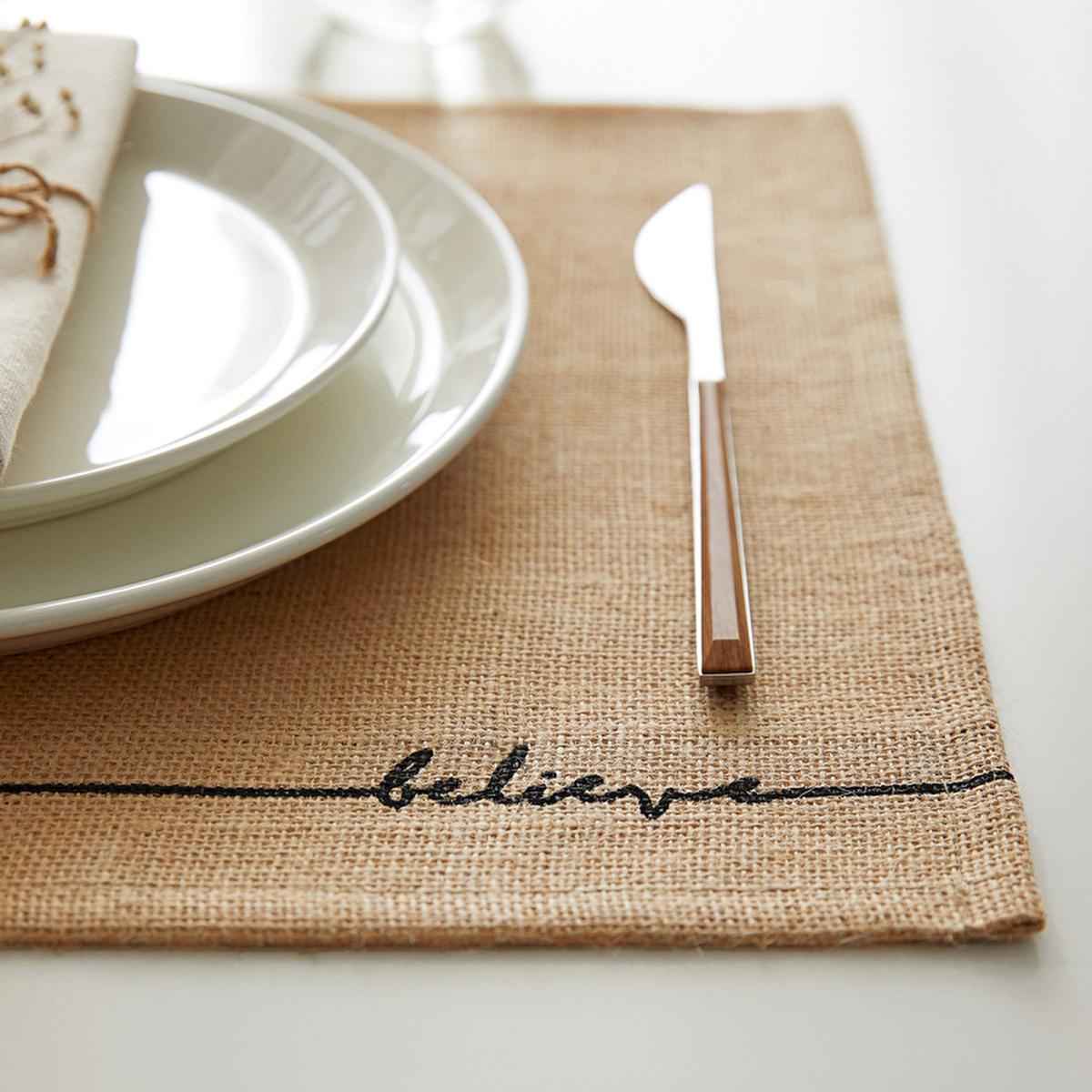 Ocean Home Jute Placemats Set of 2: Natural Woven Table Mats, Eco-Friendly & Biodegradable, Rustic Bohemian Dining Decor, 17.7x13.8 inches Ocean Home Jute Placemats - Natural, Eco-Friendly Table Decor jute placemats, natural placemats, biodegradable placemats, rustic table decor, bohemian table setting, eco-friendly placemats, woven placemats, table mats, dining placemats, placemats, jute, natural fiber, table decor, dining, kitchen, home decor, rustic decor, bohemian decor, eco-friendly, sustainable, biode