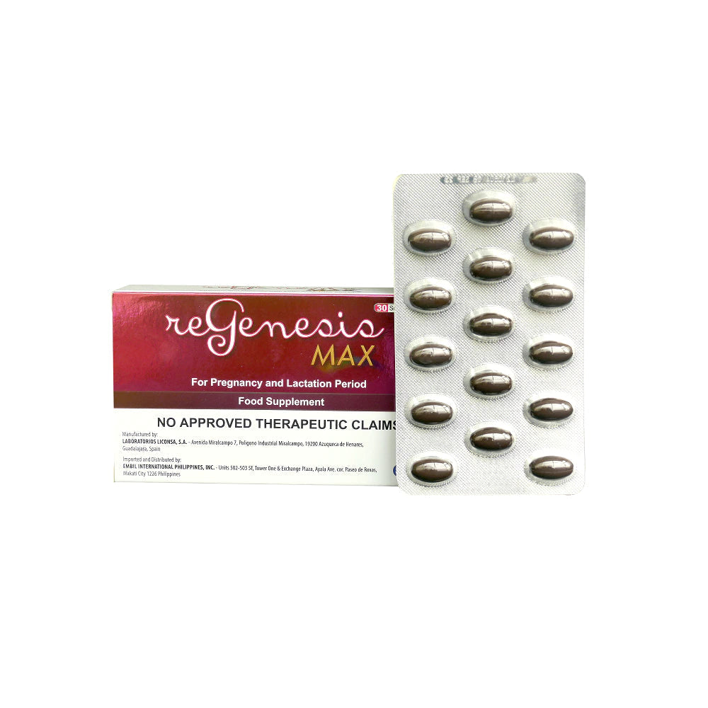 Regenesis MAX Omega 3 Supplement box front