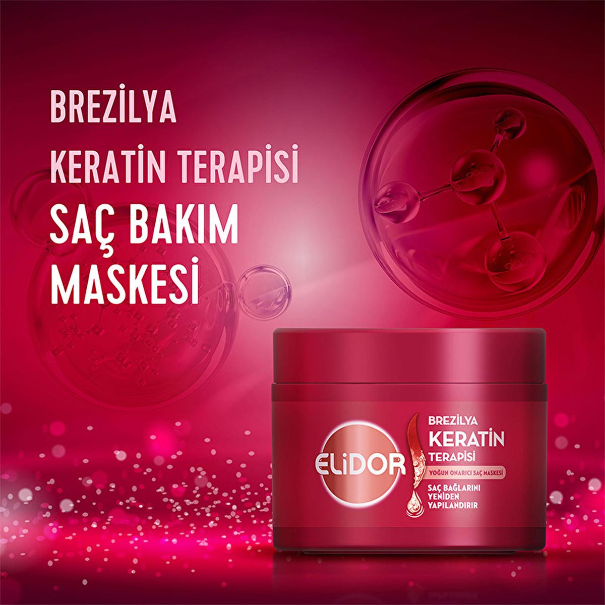 elidor-brazilian-keratin-therapy-hair-mask, intensive-repair-hair-mask-elidor, hair-care-product-elidor Elidor Brazilian Keratin Therapy Intensive Repairing Hair Mask - For Damaged Hair | 220 ml Elidor Hair Mask - Brazilian Keratin Therapy 220 ml elidor, hair-mask, brazilian-keratin, hair-care, intensive-repair, damaged-hair, hydration, marula-oil, vitamin-e, ai-generated