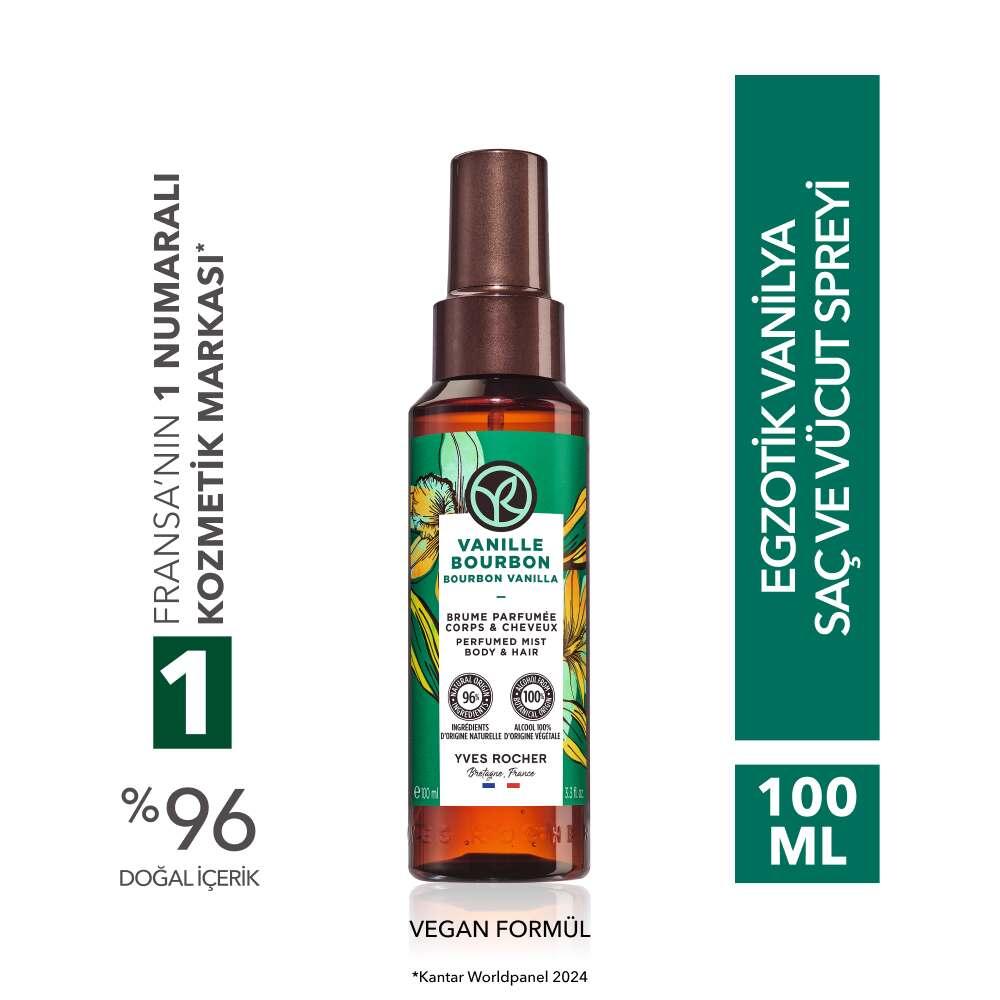 Exotic Vanilla Vegan Hair and Body Mist for Warm Scent