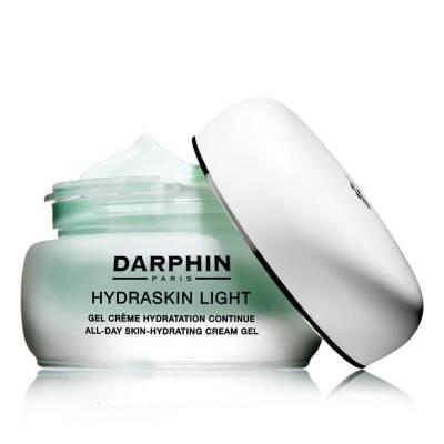 darphin hydraskin light gel cream 50 ml container, applying darphin hydraskin light gel cream on face Darphin Hydraskin Light Gel Cream - Hydrating & Refreshing | 50 ml Darphin Hydraskin Light Gel Cream - 50 ml darphin, light-gel-cream, hydrating-cream, face-moisturizer, skincare, oil-free, daily-care, hyaluronic-acid, moisturizer-50ml, ai-generated