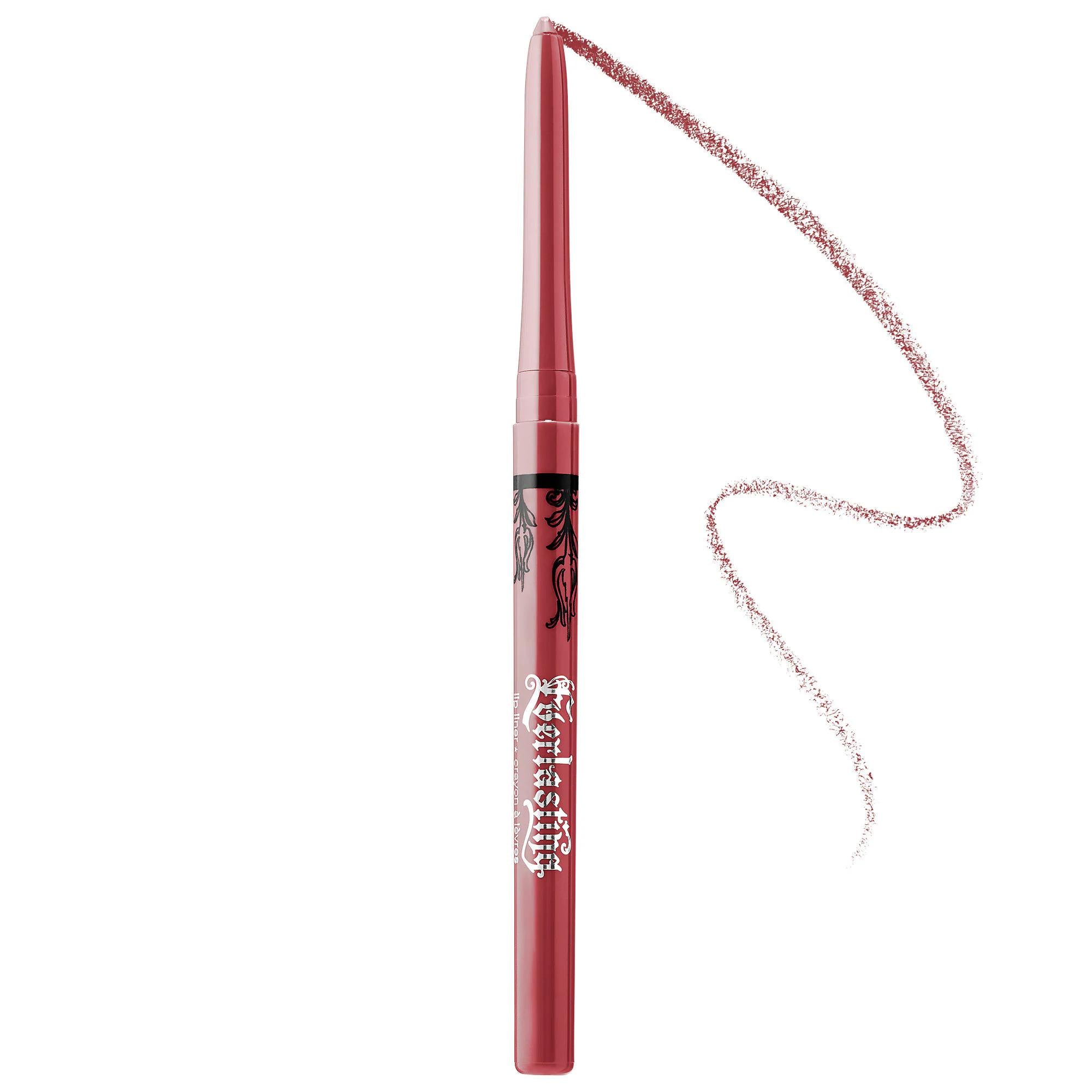KVD Vegan Beauty Everlasting Lip Liner: Long Wear, Highly Pigmented, Cruelty-Free Lip Definition for All-Day Comfort KVD Vegan Lip Liner: Long-Lasting, Smudge-Proof Color lip liner, long wear lip liner, vegan lip liner, cruelty-free lip liner, highly pigmented lip liner, KVD Vegan Beauty lip liner, long lasting lip liner, comfortable lip liner, lip definition, smudge proof lip liner, lip pencil, makeup, cosmetics, lip makeup, vegan makeup, cruelty-free makeup, long-wearing makeup, highly pigmented lip produ