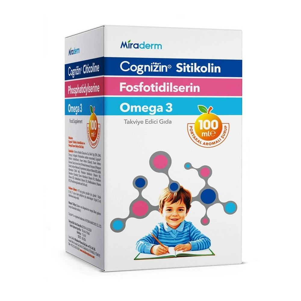 Miraderm Dietary Supplement Syrup - Omega 3, Citicoline, and B Vitamins for Cognitive Support and Brain Health - image 2