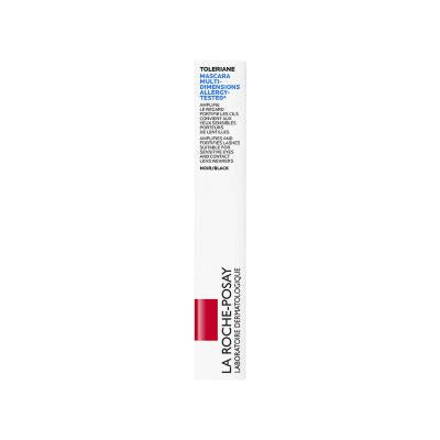 La Roche-Posay Toleriane Multi-Dimensions Mascara: Volumizing Black Mascara for Sensitive Eyes &amp; Contact Lens Wearers La Roche-Posay Mascara: Volumizing for Sensitive Eyes La Roche Posay mascara, sensitive eyes mascara, contact lens mascara, black mascara, hypoallergenic mascara, Toleriane mascara, multi-dimensions mascara, volume mascara, defining mascara, noir mascara, mascara, sensitive eyes, contact lens wearers, hypoallergenic, black, volumizing, defining, long lashes, eye makeup, cosmetics, beauty, ey