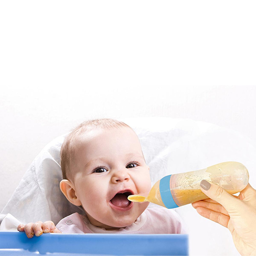 Babyjem Baby Squeeze Spoon - BPA-Free, One-Handed Feeding, Silicone Baby Feeding Utensils, Baby Feeding Accessories, Baby Feeding Spoon - image 18