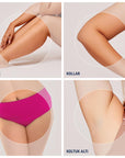 Veet Pure Wax Strips for Sensitive Skin - Hypoallergenic, Easy-Gelwax Technology for Legs & Body Hair Removal - view 3