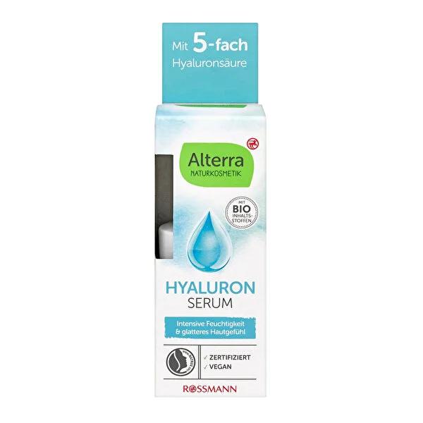 Alterra Hyaluronic Acid Serum 30ml - Natural, Vegan Anti-Aging Skincare Alterra Hyaluronic Acid Serum - Natural Vegan Skincare Hyaluronic Acid Serum, Natural Skincare, Vegan Cosmetics, Natrue Certified Products, Anti-Aging Serum, Skincare, Natural Ingredients, Vegan Skincare, Serum, Face Serum, Hydrating Serum, Anti-Aging Skincare, Clean Beauty, Organic Skincare, Sensitive Skin, Natural Beauty Products