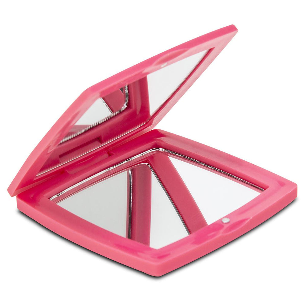 Eklips Pink Compact Mirror - Portable Makeup Mirror with Dual-Sided Glass & Magnetic Closure - Beauty Accessories