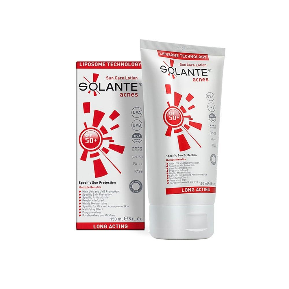 Solante Acnes SPF 50+ Sunscreen Lotion - For Oily & Sensitive Skin | 150 ml - image 3
