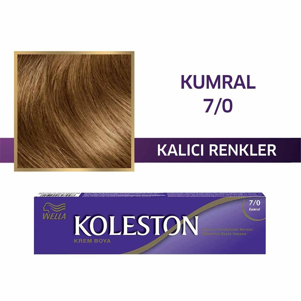 Wella Koleston Single Tüp Boya 7/0 Kumral - Long-Lasting Hair Dye for Vibrant Color - view 3
