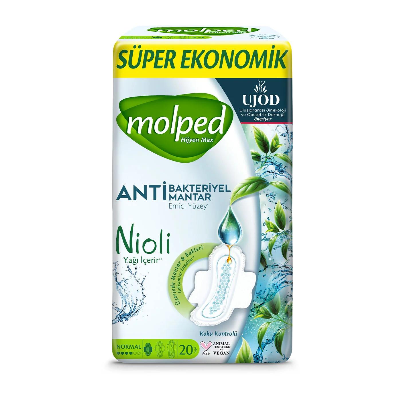 Molped Hijyen Max Normal Sanitary Pads 20-Pack