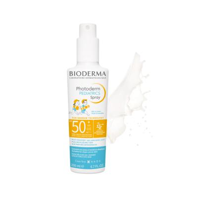 bioderma photoderm pediatrics spray spf50 for kids, kids sunscreen spray by bioderma Bioderma Photoderm Pediatrics Spray SPF50+ | 200 ml Bioderma Photoderm Spray SPF50+ for Kids - 200 ml bioderma, sunscreen, kids-sunscreen, spf50, photoderm, sensitive-skin, water-resistant, hypoallergenic, ai-generated, children