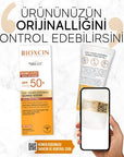 Bioxcin Sunscreen for Skin Prone to Spots - SPF 50+, Anti-Aging, Non-Greasy, Water-Resistant - Ideal for Sensitive Skin Bioxcin SPF 50+ Sunscreen for Sensitive Skin sunscreen for sensitive skin, SPF 50+ sunscreen, anti-spot skincare, UVA and UVB protection, non-comedogenic sunscreen, skincare for hyperpigmentation, dry touch sunscreen, water-resistant sunscreen, Bioxcin, sun care, skin protection, anti-aging skincare