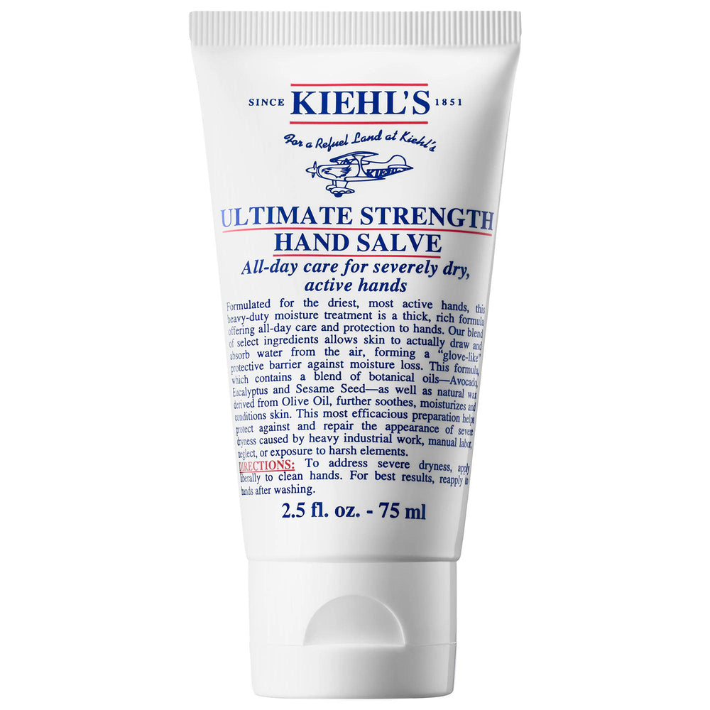 Kiehl's Ultimate Strength Hand Salve - Maximum Strength Moisturizer for Dry Hands Kiehl's Hand Salve - Max Strength Moisturizer hand salve, moisturizer for dry hands, natural hand cream, Kiehl's hand salve, maximum strength hand moisturizer, dry skin relief, hand care, natural skincare, Kiehl's, bath & body, body moisturizers, hand cream, foot cream
