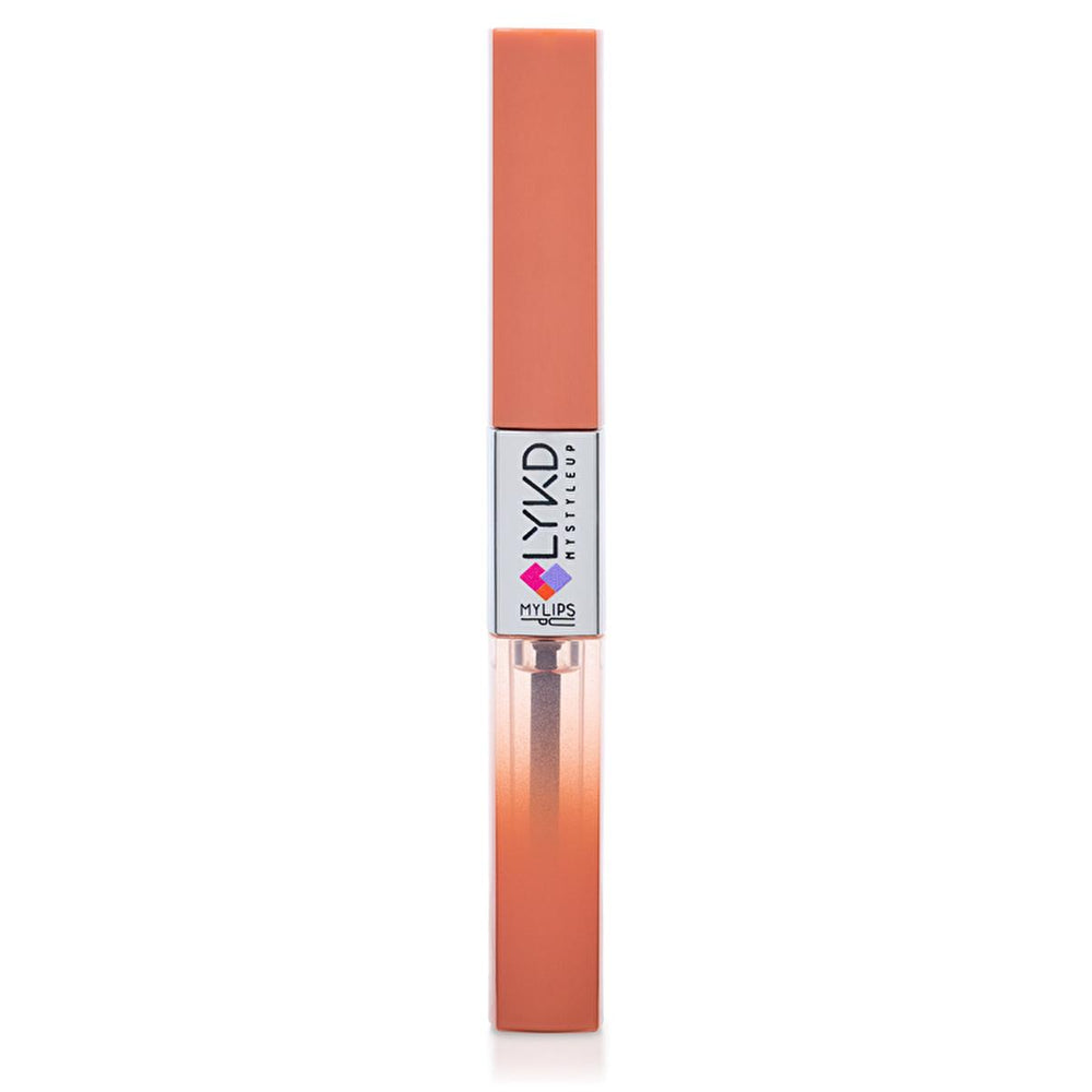 LYKD Double Sided Lipstick & Gloss 213 Peach Nude - Long Lasting, Non-Smudging, High Pigmentation Lip Color - view 2