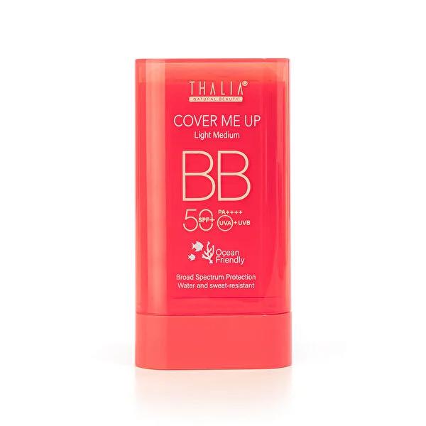 Thalia Natural Beauty Reef-Safe 50 SPF Sunscreen Stick with BB Tone Equalizer for Light Skin - Eco-Friendly, Cruelty-Free, Paraben-Free Sun Protection Thalia 50 SPF Reef-Safe Sunscreen Stick - Eco-Friendly Sun Protection Reef-safe sunscreen, Sunscreen stick, BB tone equalizer sunscreen, 50 SPF sun protection, Eco-friendly cosmetics, Cruelty-free beauty products, Paraben-free sunscreen, Natural beauty products, Sustainable living, Ocean-friendly products, Sun care, Skin care, Cosmetic sunscreen, Tone equaliz
