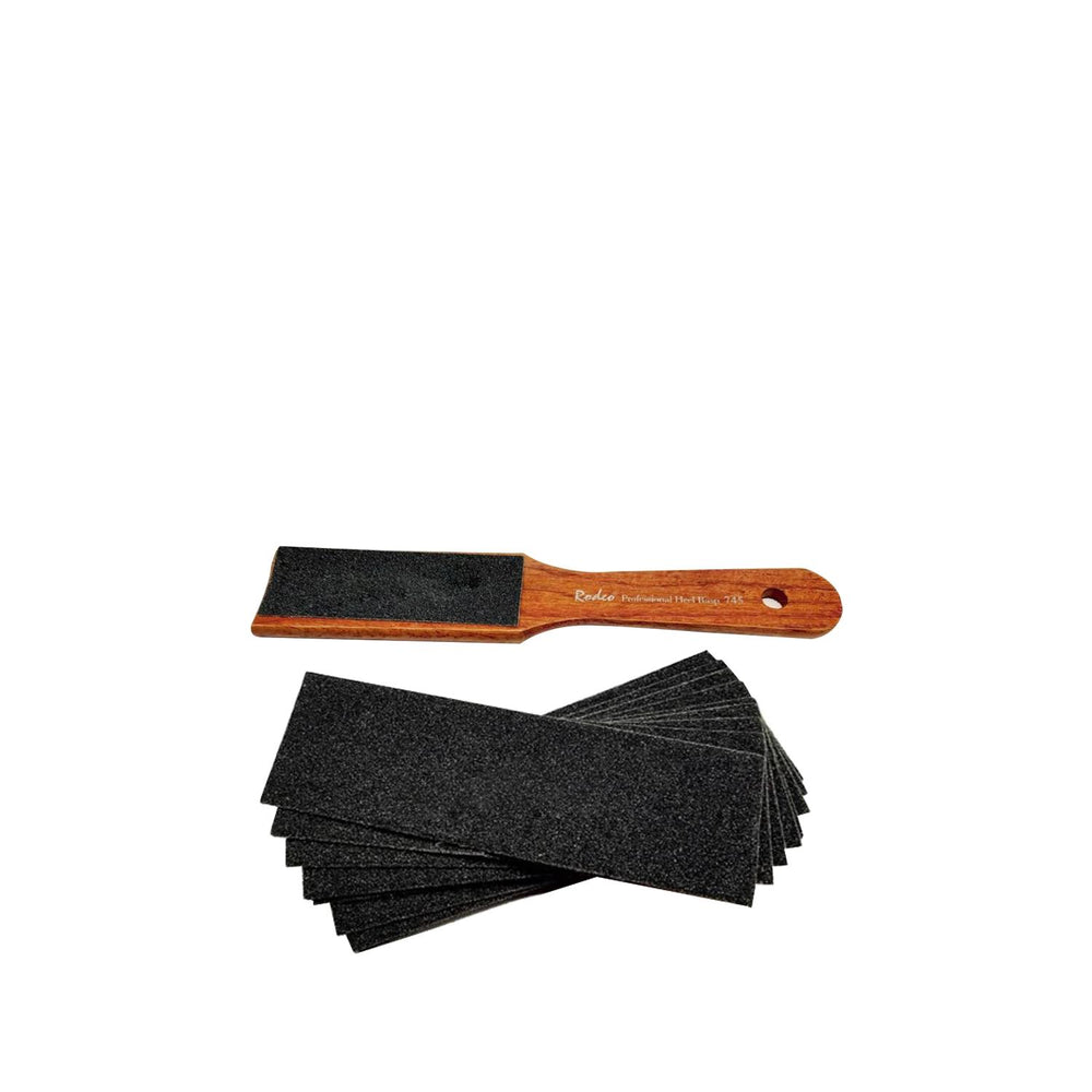 Rodeo Wooden Foot File with 10 Replacement Refills