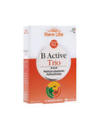New Life B Active Trio: High Absorption Sublingual B Vitamin Complex with Methylcobalamin, P5P & Folate - Boost Energy, Support Nerve Health - 30 Capsules New Life B Active Trio: Sublingual B Vitamin for Energy & Nerve Health B vitamin supplement, B6 vitamin, B12 vitamin, Folic acid supplement, Zinc supplement, Sublingual vitamin, Methylcobalamin, P5P, Metilfolat, New Life B Active Trio, vitamin supplement, B complex, dietary supplement, energy boost, nerve health, stress relief, cognitive function, healthy