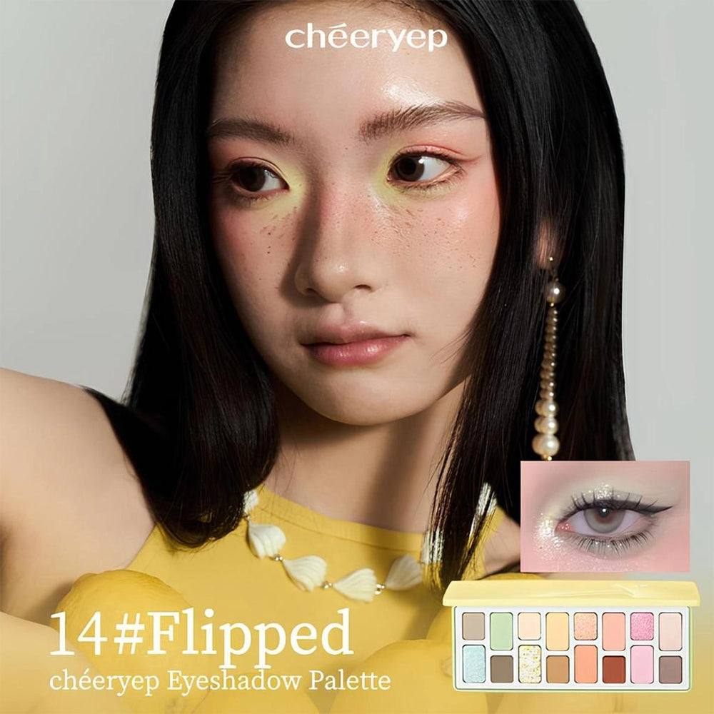 Cheeryep 14 Flipped Eyeshadow Palette for Vibrant Eye Looks