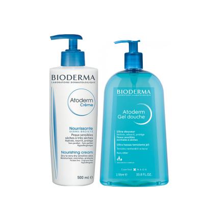 Bioderma Atoderm Skincare Set for Dry, Sensitive Skin - Gentle Cleansing, Soothing, and Moisturizing Duo Bioderma Atoderm Skincare Set for Sensitive Skin Bioderma Atoderm, Skincare Set, Sensitive Skin Care, Dry Skin Moisturizer, Dermatologically Tested Products, Skincare for Dry Skin, Sensitive Skin Solutions, Moisturizing Skincare, Gentle Skincare, Skincare Duo, Bioderma Skincare