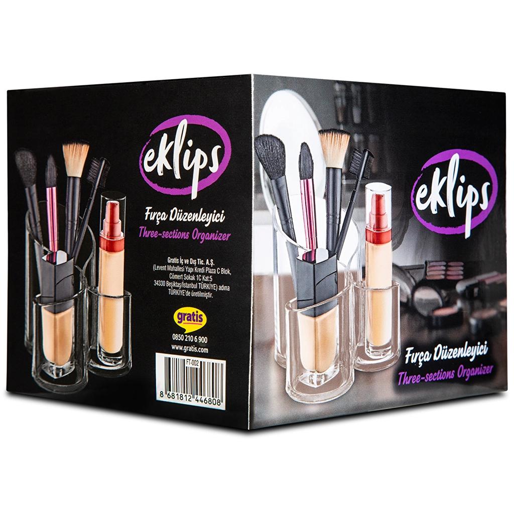 Eklips Makeup Brush Organizer and Vanity Storage Holder