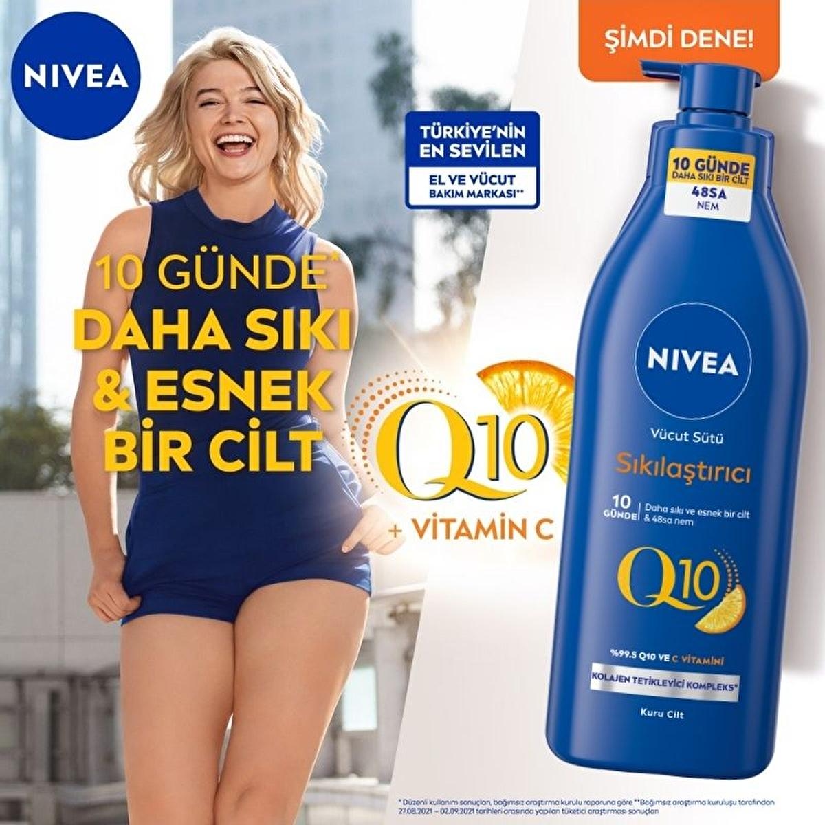 Nivea Q10 Firming Body Lotion - Intensive Moisturization & Firming Benefits for All Skin Types Nivea Q10 Firming Body Lotion - Firm & Moisturized Skin Nivea Q10 Firming Body Lotion, Moisturizing body lotion, Q10 body lotion, Firming body care, Dermatologically approved body lotion, Intensive moisturization, Skin firming, Antioxidant benefits, Quick absorption, Non-greasy, Collagen strengthening, Skincare for sensitive skin, Daily moisturizer, Body care products