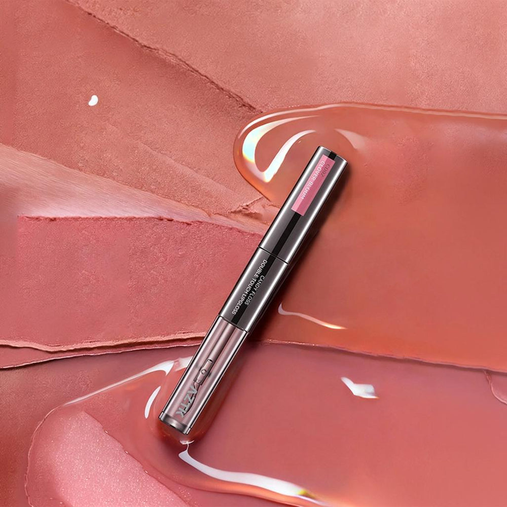 AZTK Long-Wear Dual-Ended Candy Floss Double Touch Lip Gloss CD01 Beauty Mark
