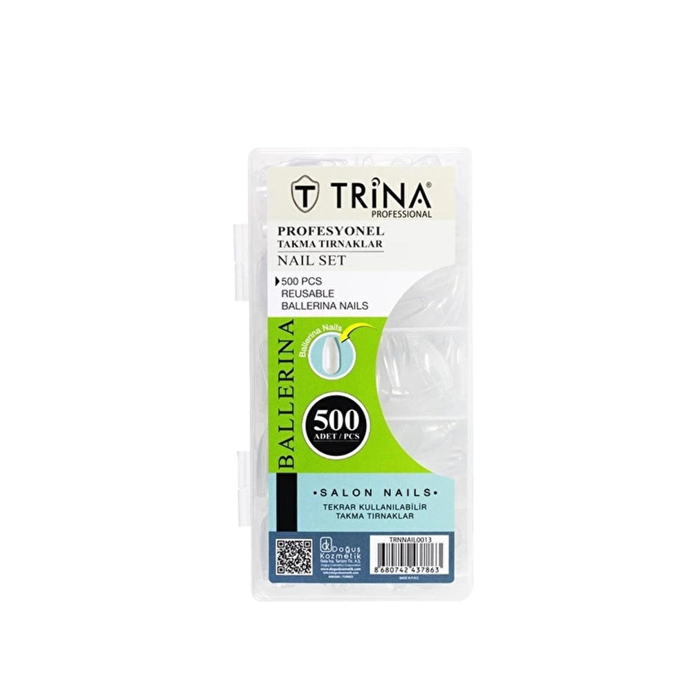 Trina Artificial Ballerina Nails - 500 Pieces, Cosmetic Nail Enhancements for Aesthetic Purposes Trina Artificial Ballerina Nails - 500 Pieces Artificial Nails, Ballerina Nails, Trina Nails, Nail Beauty Products, Cosmetic Nail Enhancements, Nail Accessories, Beauty Enhancements, Fashion Nails, Temporary Nail Solutions, Nail Care, Beauty Products