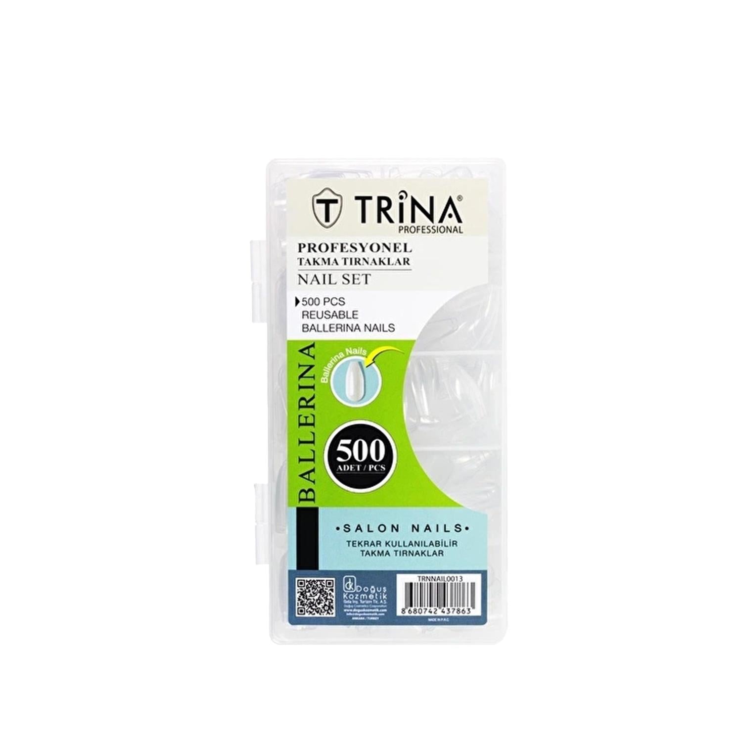 Trina Artificial Ballerina Nails - 500 Pieces, Cosmetic Nail Enhancements for Aesthetic Purposes Trina Artificial Ballerina Nails - 500 Pieces Artificial Nails, Ballerina Nails, Trina Nails, Nail Beauty Products, Cosmetic Nail Enhancements, Nail Accessories, Beauty Enhancements, Fashion Nails, Temporary Nail Solutions, Nail Care, Beauty Products