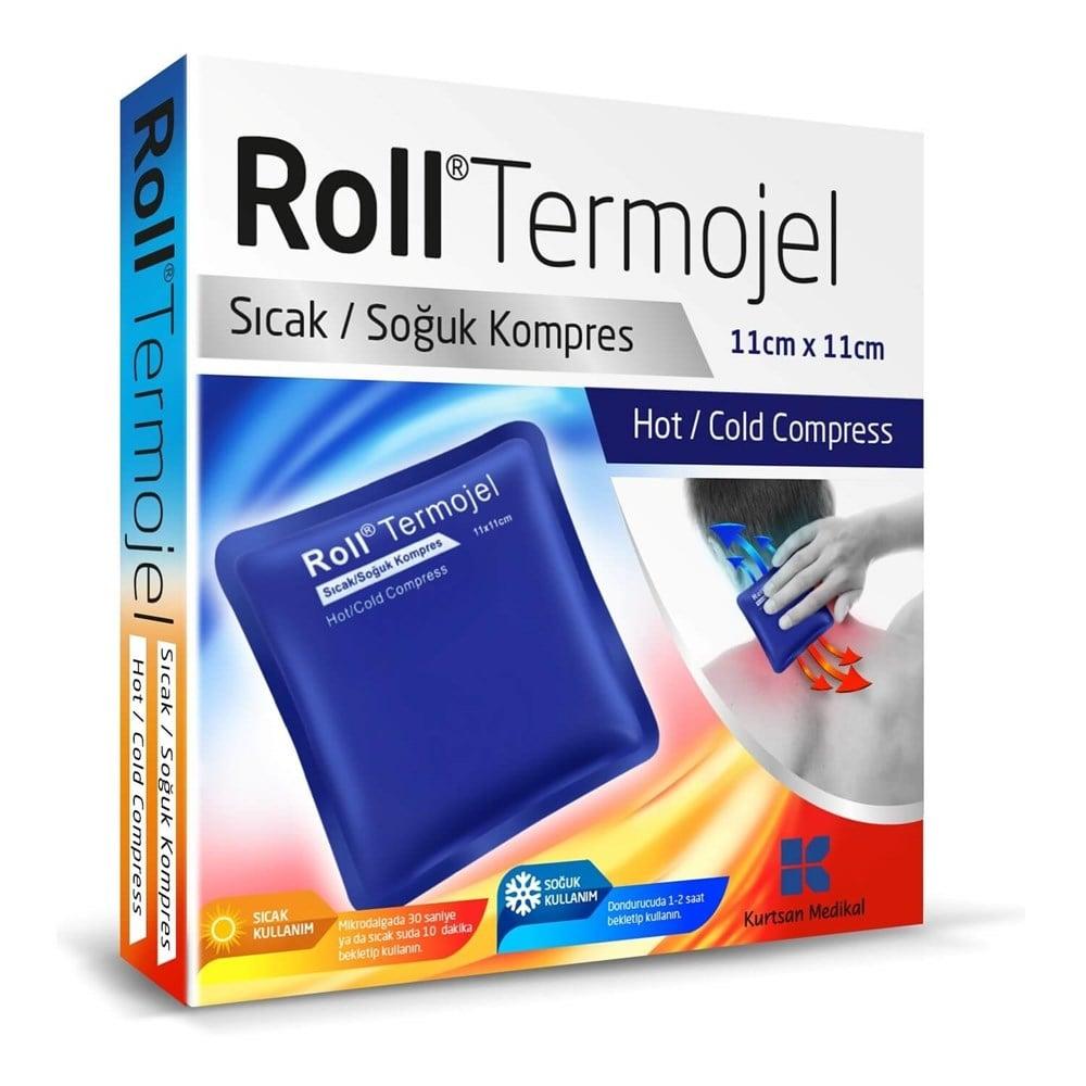 Roll Termojel Hot/Cold Compress Gel Pack - 4.33 x 4.33 inches - Relief for Muscle Pain & Injury Recovery Roll Termojel Hot/Cold Compress Gel Pack - Relief for Muscle Pain hot cold compress, gel pack, muscle pain relief, injury recovery, cold therapy, heat therapy, pain management, recovery aid, non-medication pain relief, cloth-covered gel pack, compact size, versatile therapy, easy to use, muscle aches, sprains, inflammation, muscle tension