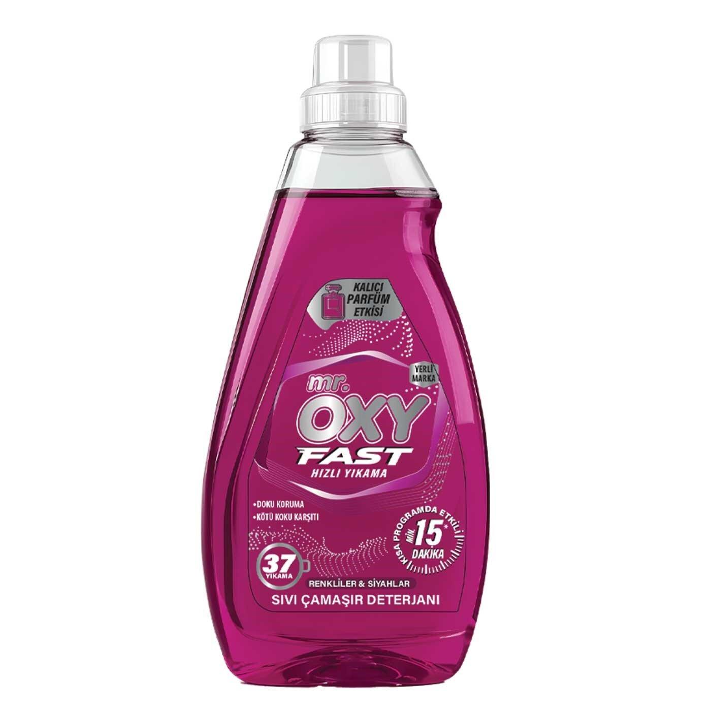 Mr Oxy Fast Liquid Laundry Detergent for Colors &amp; Darks 1480 ml