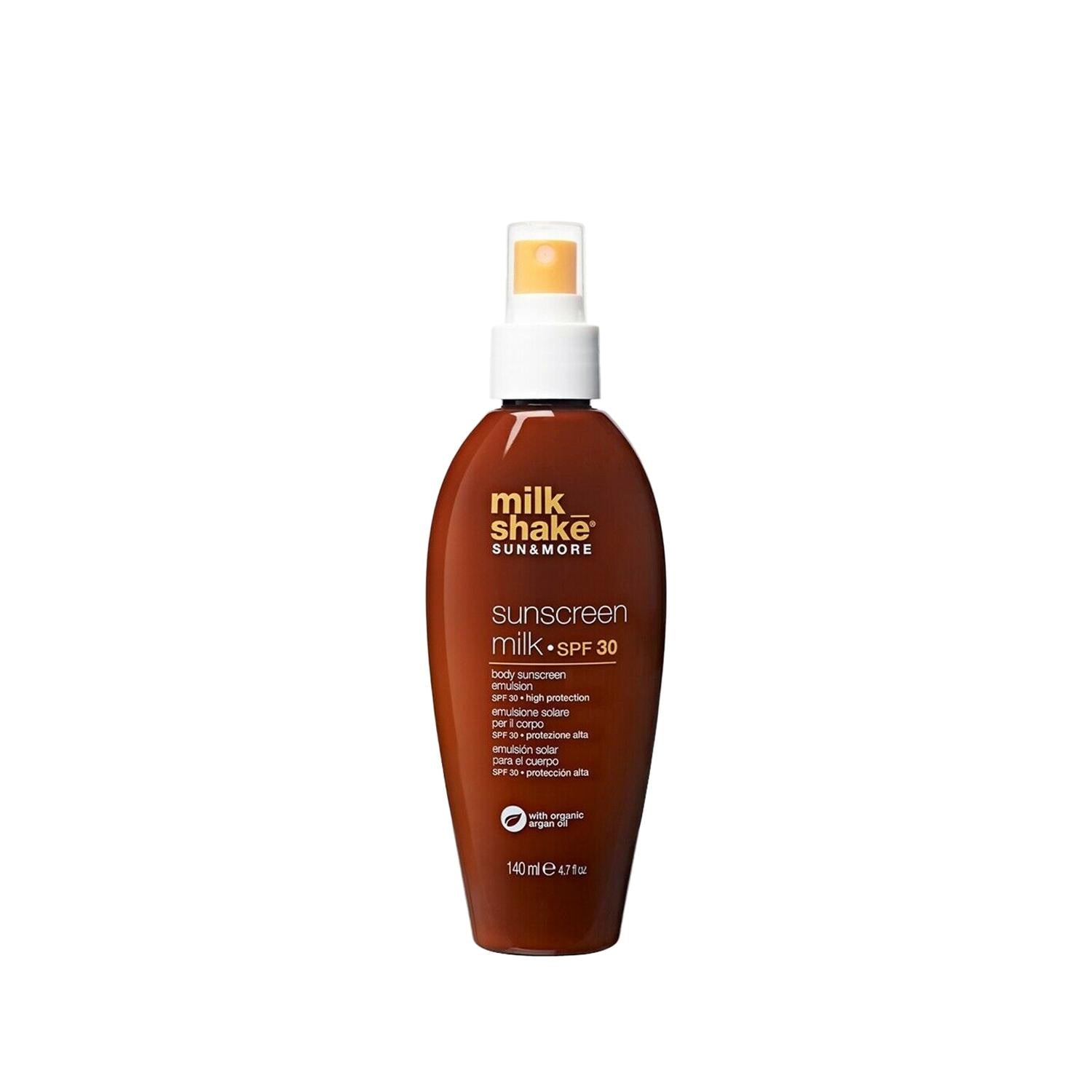 milk_shake Sun & More Sunscreen Milk SPF 30 - 140ml Broad Spectrum Protection milk_shake SPF 30 Sunscreen Milk - Broad Spectrum Protection Sunscreen Milk, SPF 30, Sun Protection, milk_shake Sun & More, Güneş Koruyucu Süt, Broad Spectrum Sunscreen, Outdoor Protection, Daily Sunscreen, Non-Greasy Sunscreen, Cosmetic, Skincare, Sun Care, UV Protection