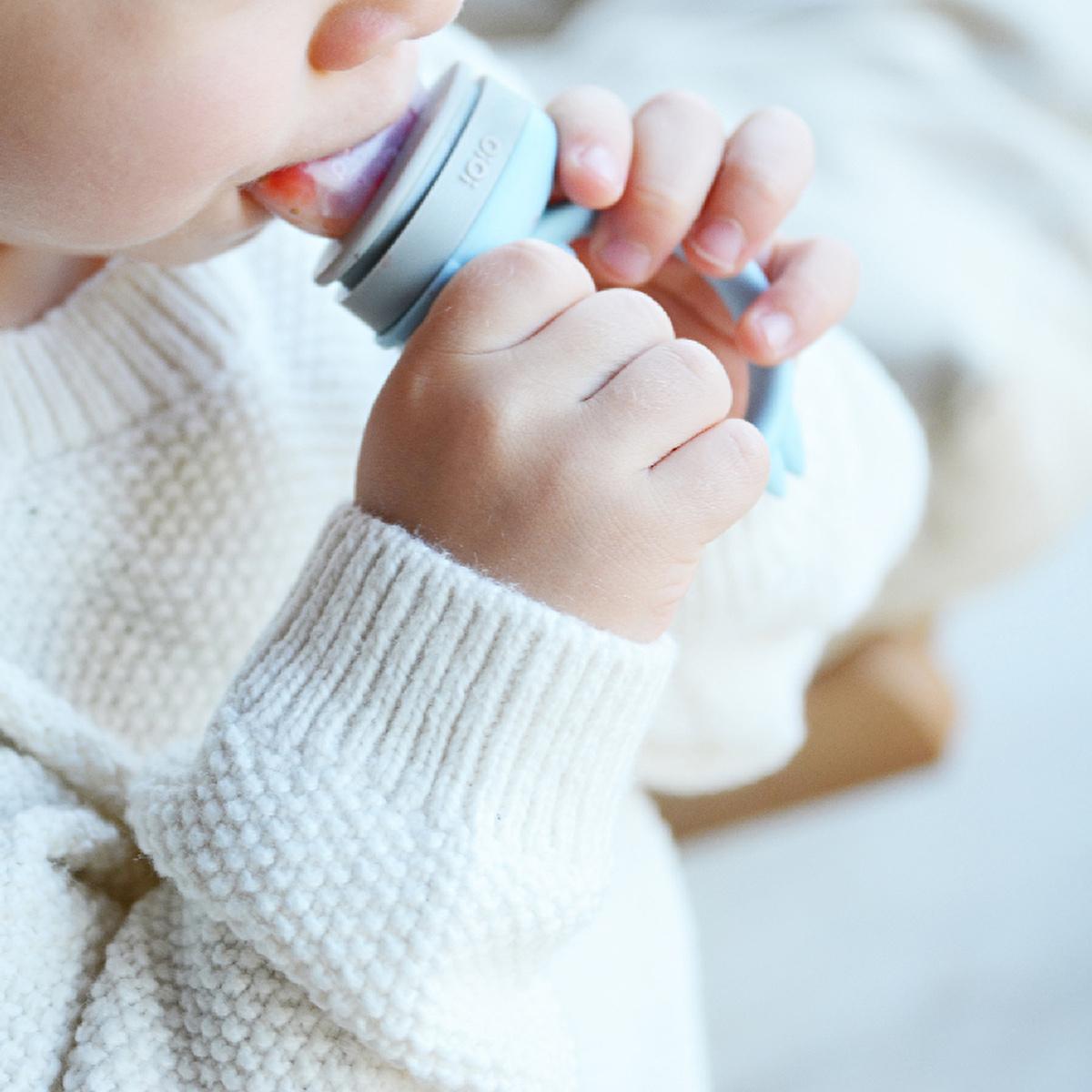 OiOi Baby Food Silicone Feeder - Premium, Safe, and Easy to Clean for Self-Feeding Babies - image 3