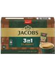 Jacobs 3 in 1 Classic coffee sticks front