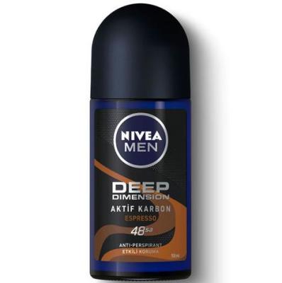 Nivea Men Deep Dimension Espresso Roll-On Deodorant | 50ml - Deodorant