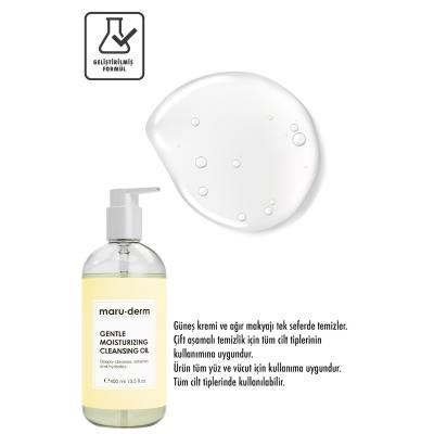 Maruderm Oil-Based Facial Cleanser - Gentle & Deep Cleansing Makeup Remover for Face & Body (400ml / 13.53 fl oz) - image 4