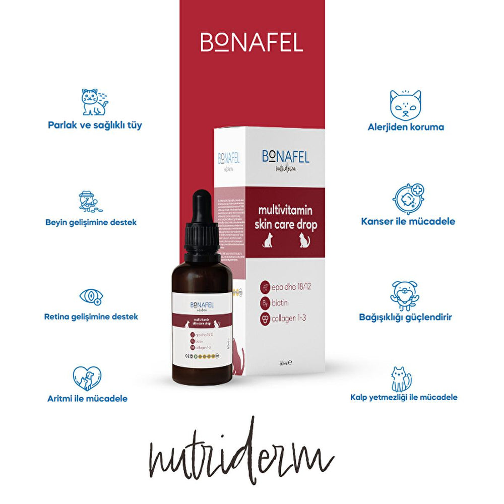 Bonafel Omega-3 Pet Supplement for Skin & Coat Health - Liquid Formula for Cats & Dogs - view 4